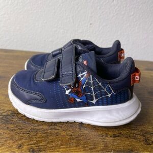 Adidas Marvel‎ Tensaur Run Baby Kids Sneakers Spiderman Avengers Shoes Size 7 k